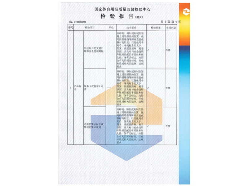 双杠检测报告
