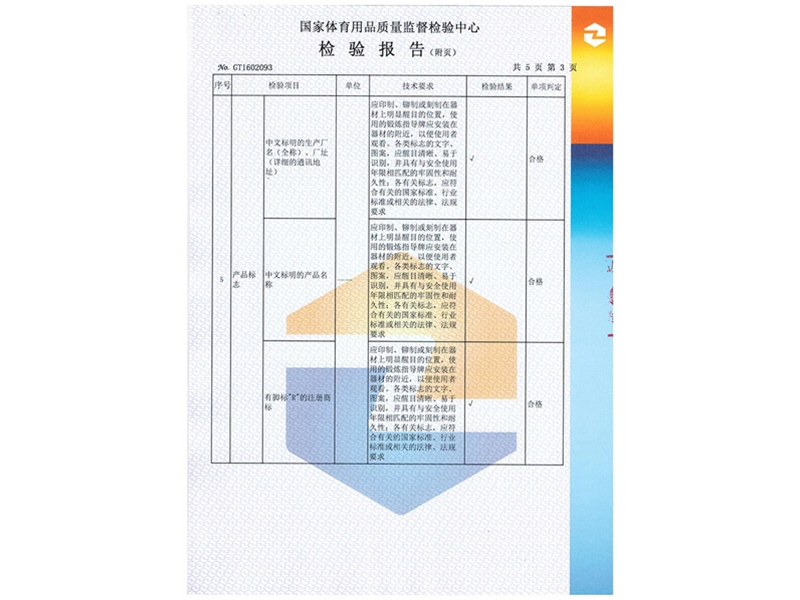 双杠检测报告